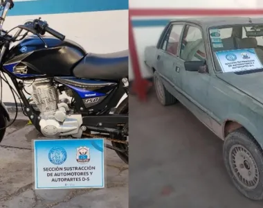 Tres vehículos fueron recuperados en distintos puntos de la provincia en pocas horas