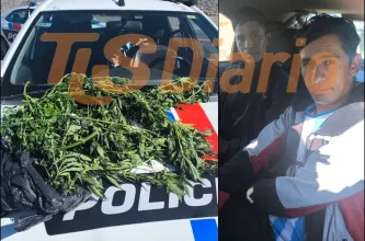 Dos hombres fueron detenidos en Chimbas tras intentar escapar y se halló marihuana en una mochila