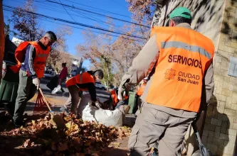 La Ciudad de San Juan programó tareas de limpieza y mantenimiento en plazas del sur