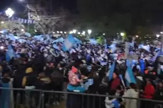 Los festejos por la clasificación de Argentina dejaron 18 aprehendidos y un herido leve en San Juan