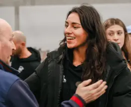 Las Panteras llegaron a San Juan para el Triangular Internacional en el Aldo Cantoni