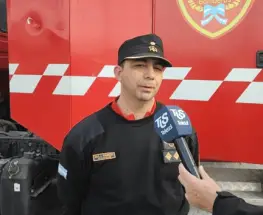 Bomberos de Rawson y el Cuartel Central sofocaron 14 incendios forestales en Pocito