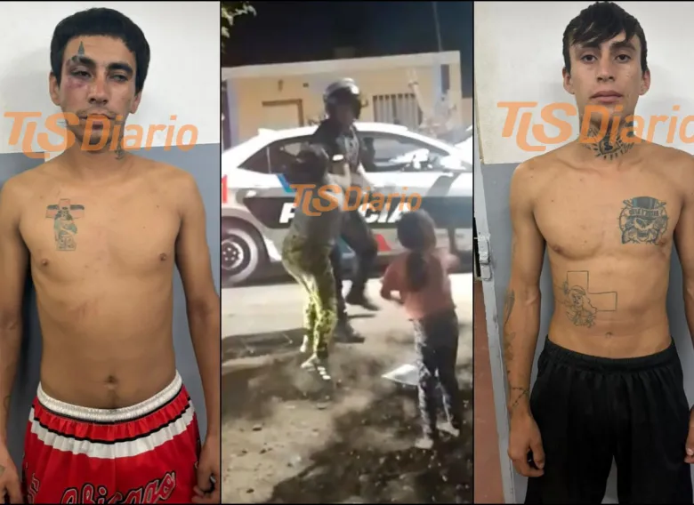 Dos hermanos quedaron detenidos tras una agresión a un patrullero y un operativo con incidentes familiares
