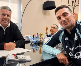Scaloni y Tapia mantuvieron un encuentro a días de la lista definitiva