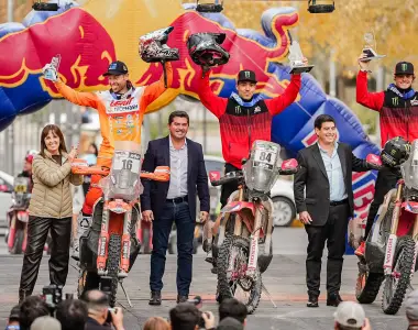 Orrego coronó a los ganadores del Desafío Ruta 40 y dio cierre al evento que puso a San Juan en la vidriera internacional del deporte
