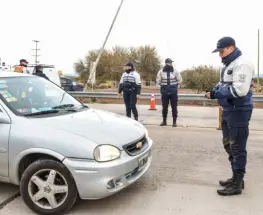 San Juan y Mendoza desplegaron un control conjunto en el paso de Control San Carlos