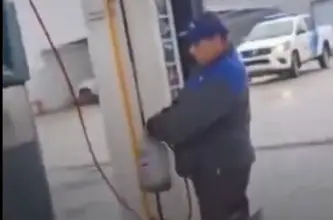 Un pedido en un bidón terminó en una secuencia inesperada en una estación de GNC